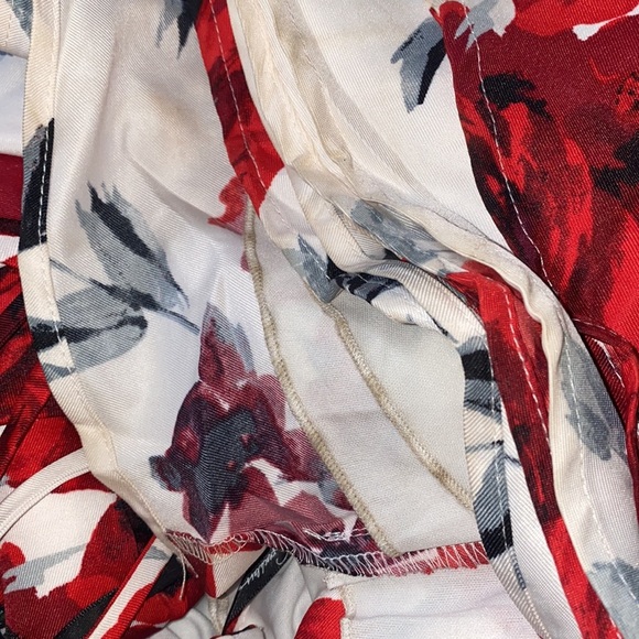 Speechless Lace-Up-Back Floral-Print Ball Gown - Picture 3 of 3